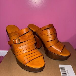 Robert Clergerie Paris Platform Strappy Heels